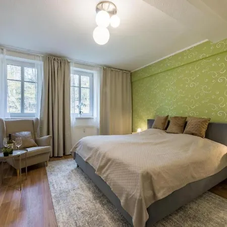 Promenade View Apartment Karlsbad Buitenkant foto